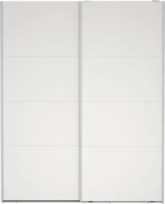 Zdjęcie produktu dla Catania szafa 221x179x65cm, 2 drzwi przesuwne biały.