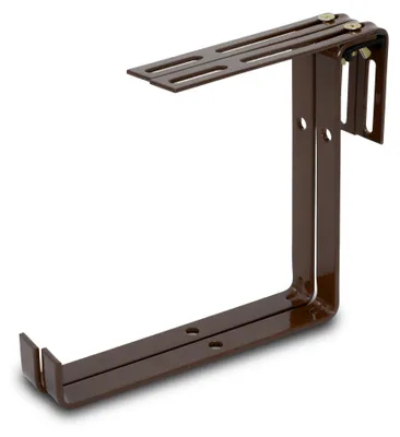 Produktbild von Blumenkastenhalter TYP B braun bis 25kg /1-fach verstellbar