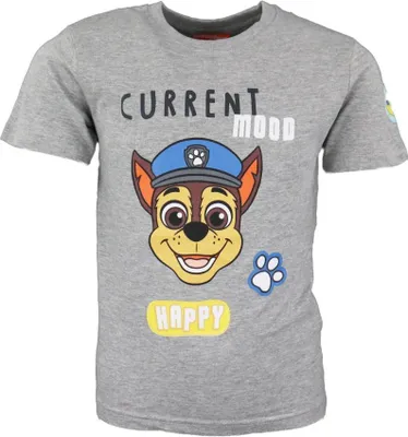 Produktbild von Paw Patrol Chase Jungen Kinder T-Shirt – Grau / 122