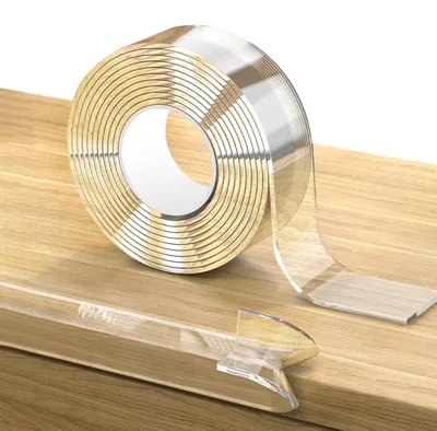 Produktbild von 3M Selbstklebender, transparenter Kantenschutz für Babys, 2 mm dick, weicher Schutz für die Sicherheit von Kindern und Babys, Nano-Klebeband für Kühlschränke, Spülbecken, Glastische und Möbel