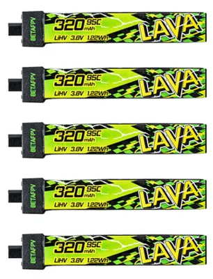 Produktbild von Akku BETAFPV LAVA II LiHv 1S, 320mAh, 95C (5 Stück)