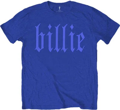 Obrázok produktu pre Billie Eilish - Tričko "Billie 5" pre mužov/dámy uni RO3096 (S) (Blue)