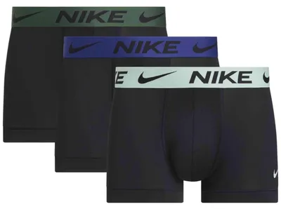 Produktbild von Slip Nike Bóxer Nike Trunk Logo  verde azul (3 unidades) für Herren