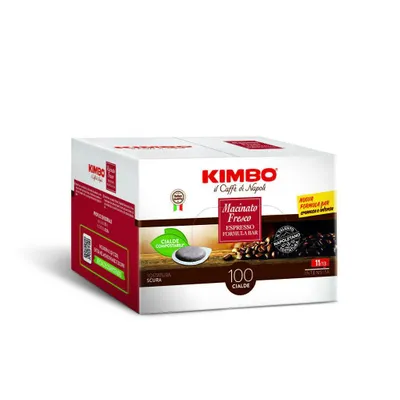 Immagine prodotto di Kimbo Cialde Caffè - 300 Cialde Compostabili ESE - Miscela Macinato Fresco, Forte e Corposo, Intensità 11/13, Tostatura Scura - 3 Pack x 100 Cialde