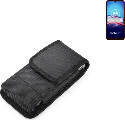 Produktbild von Holster Gürteltasche kompatibel mit Motorola E6s Holster Gürtel Tasche wasserabweisend Handy Hülle Schutz Hülle Outdoor schwarz K-S-Trade