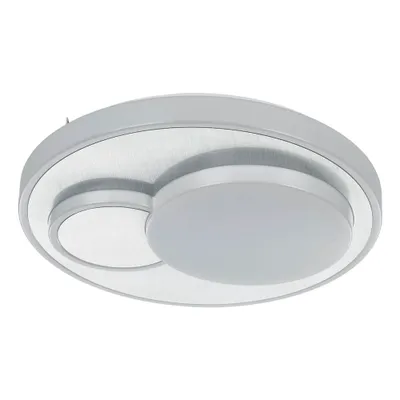 Produktbild von Eglo 75664 LEPRESO LED Deckenleuchte 19,5W Ø385mm Weiss Alu-Gebürste Warmweiss