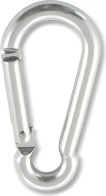 Zdjęcie produktu dla Aluminiowy karabińczyk MARINETECH, srebrny, 8x80 mm