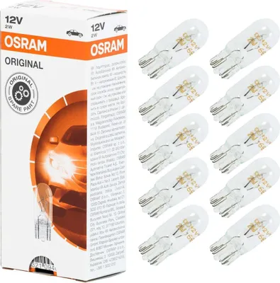 Obrázek produktu pro Osram 2820, vnitřní osvětlení, 12 V, balení po 10 kusech ▶ Prémiová žárovka do auta s certifikátem E  Doprava z Německa