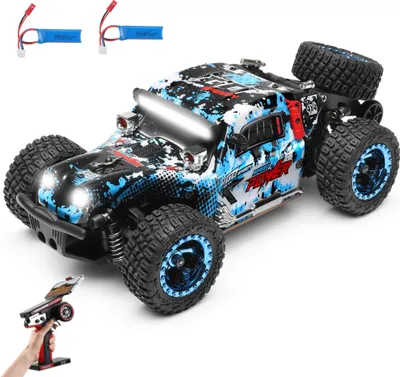 Produktbild von Wltoys 284161 RTR 1/28 2,4G 4WD RC Auto Off-Road Klettern Hochgeschwindigkeits LED-Licht Truck Fahrzeuge Modelle Spielzeug, 2 Batterien