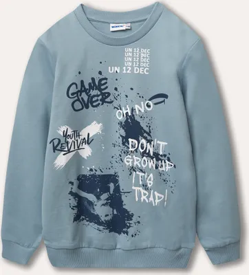 Produktbild von Jungen-Sweatshirt Game Over  - Blau - 146