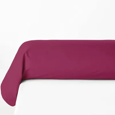 Immagine prodotto di Set di 2 federe per cuscini da collo, 100% cotone, color fucsia, BAIKAL, 85 x 185 cm