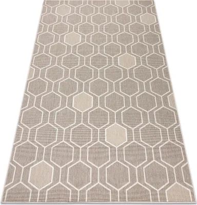 Produktbild von Teppich SPRING 20404558 Sechseck Sisal, geschlungen - beige beige 200x290 cm