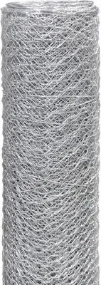 Immagine prodotto di Rete Esagonale Zincata 100 Cm × 5 M, Maglia 25 Mm, Filo 0,75 Mm - 5,0 M - S-B 29401635