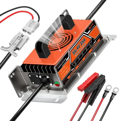 Obrázok produktu pre Nabíjačka Acculader 48V 25A LiFePO4 - výstupné napätie 58,4 V - vodotesná (IP67)