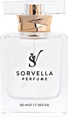 A clear, front-facing studio shot of a perfume bottle.