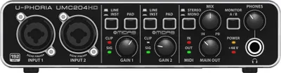 Zdjęcie produktu dla Behringer U-Phoria UMC204HD