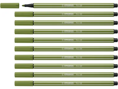 Obrázok produktu pre Popisovač, 1 mm, STABILO "Pen 68", machovo zelený