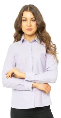 Image de Di Selentino - Chemise « Monika Oxford » pour femmes, coupe étroite NA853 (L) (violet)