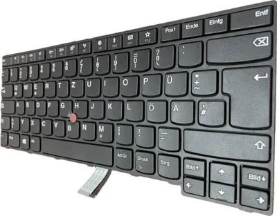 Produktbild von DEUTSCHE - Tastatur mit Trackpoint kompatibel für LENOVO IBM ThinkPad Edge E470 (20H2S00700)