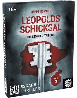 Produktbild von Game Factory - Escape Spiel - Leopolds Schicksal - Teil 3 Thriller Exitgame Rätselspiel Krimispiel Trilogie