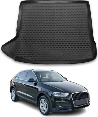 Image de Tapis de coffre pour Audi Q3 8U 2011-2018 Caoutchouc TPE noir