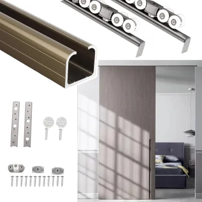 Immagine prodotto di Kit per porte scorrevoli in alluminio con sistema di scorrimento silenzioso