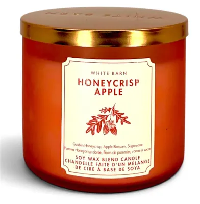 Obrázok produktu pre Bath & Body Works 3-knôtová vonná sviečka HONEYCRISP APPLE 411 g
