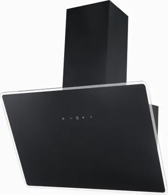Produktbild von Dunstabzugshaube 80 cm kopffreie Schräghaube Schwarz A++ Umluft LED Respekta