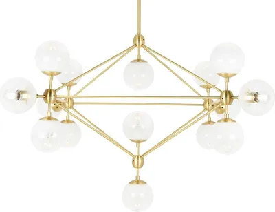Produktbild von Planetario Hanging Lamp 15 Gold Gold - Stofftöne