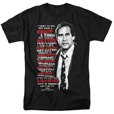 Imagen del producto de Camiseta "Profanities" de National Lampoon's Christmas Vacation, uni, para hombre/mujer, modelo TV38908 (talla S), color