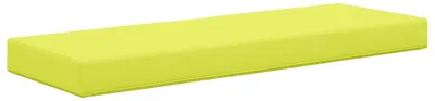 Image de Coussin de Siège d'Extérieur Vert 111,5 x 40 x 8 cm