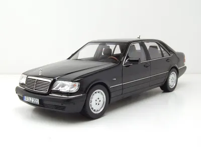 Produktbild von Norev 183045 Mercedes S600 S-Klasse W140 1997 schwarz 1:18