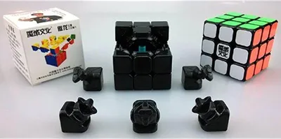 Produktbild von Qiyun Aolong 3x3x3 Speed Cube Puzzle . Schwarz