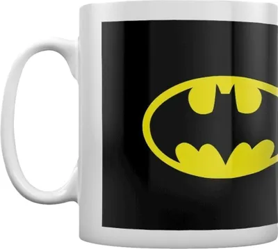 Obrázok produktu pre Batman - hrnček na kávu, logo PM1694 (jedna veľkosť) (čierna/žltá)