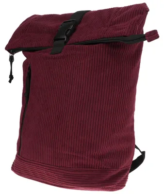 Produktbild von Kleiner Herren Damen Rucksack Kurierrucksack Roll UP Schule Uni Arbeit  Bordo