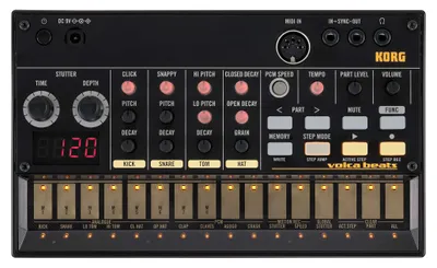 Produktbild von Korg Volca Beats, 19,3 cm, 11,5 cm, 4,5 cm, DC