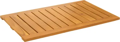 Zdjęcie produktu dla vidaXL Mata łazienkowa brązowa 80 x 50 cm drewno