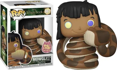 Zdjęcie produktu dla Funko POP Disney the Jungle Book 987 Mowgli with Kaa VeryNeko Excl Limitowana Figurka Kolekcjonerska