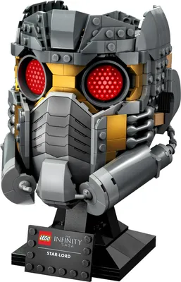 Produktbild von LEGO 76251 Marvel Star-Lords Helm, Guardians of the Galaxy Set, Avengers Modellbausatz für Erwachsene, Superhelden Infinity Saga Geschenk-Idee