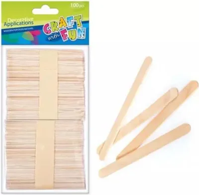 Obrázok produktu pre Drevené dekoratívne tyčinky (100 kusov)