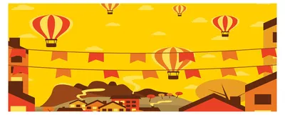 Produktbild von Tulup® Küchenrückwand Spritzschutz aus Glas -125x50 -Spritzschutz auf gehärtetes Glas Deko Kinderzimmer Ballons über Stadt