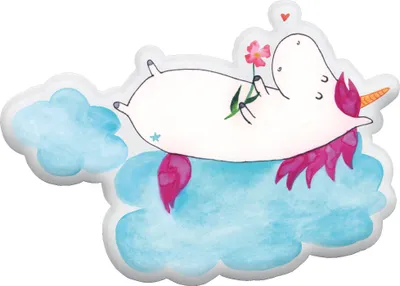 Produktbild von Mr. & Mrs. Panda Dekokissen Einhorn Verliebt 45 cm - Weiß - Geschenk, Unicorn, Einhörner, Liebe, Kuscheltier, Freundin, Zierkissen, Plüschtier, Stofftier, Plüschkissen
