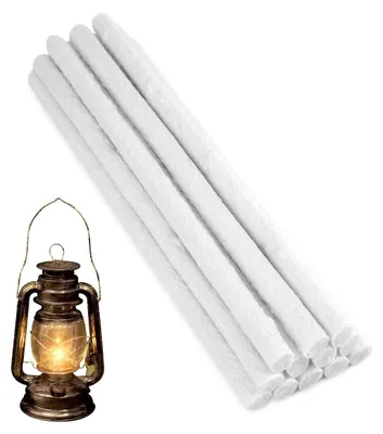 Glasfaserdochte 10 mm, 10 Stück, 25 cm, für Kerzenhalter