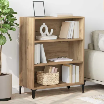 Image de Buffet vidaXL en chêne Artisan 69,5 x 32,5 x 90 cm, bois d'ingénierie