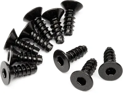 Produktbild von HPI Senkkopfschneidschraube M3x8mm (Innensechskant/10St)