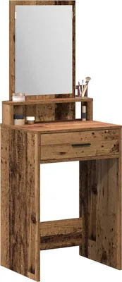 Obrázok produktu pre vidaXL Toaletný stolík s policou z regenerovaného dreva 50 x 41 x 140 cm materiál na báze dreva