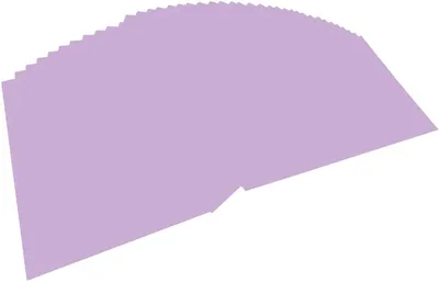 Produktbild von folia 614/50 31 - Fotokarton DIN A4, 300 g/qm, 50 Blatt, lila - zum Basteln und kreativen Gestalten von Karten, Fensterbildern und für Scrapbooking