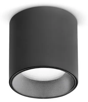 Image de Plafonnier moderne Dot Metal Black Led 5W 3000K Warm Light