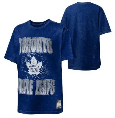 Produktbild von Outerstuff Time to Shine NHL Junior T-Shirt, 14-16 Jahre, Blau, Toronto Maple leafs