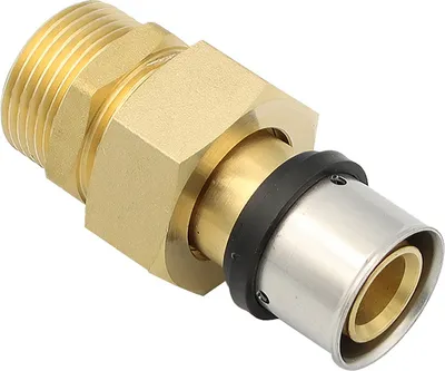 Produktbild von Pressfitting Verschraubung 26x3 mm 1 Zoll AG TH Kontur Verbundrohr